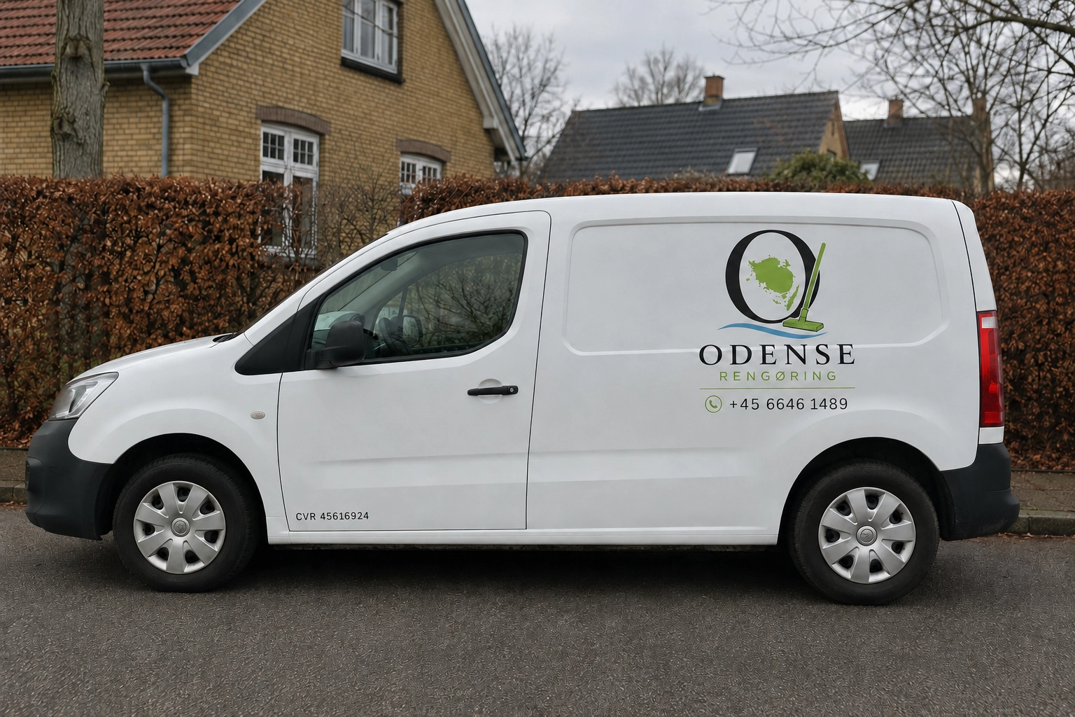 Odense Rengøring Arbejdsbil